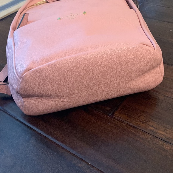 Louis Vuitton Sorbonne Empreinte Leather Monogram Backpack in Pink USED - Picture 6 of 11
